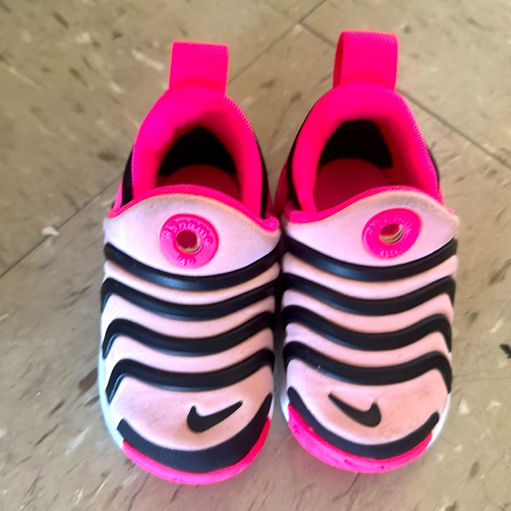 Gently used toddler size 4c pink sneakers